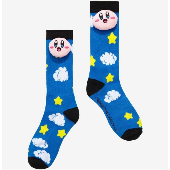 Nintendo Other - FINAL PRICE Kirby nintendo crew socks NEW